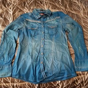 Roar signature western button up shirt